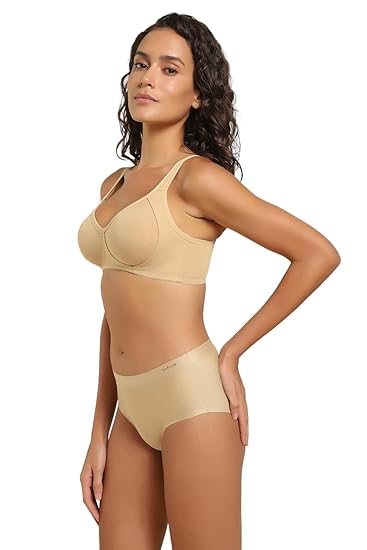 Van Heusen Women’s Side Support Comfort Bra – No-Spill Fit with Enhanced Support Panels